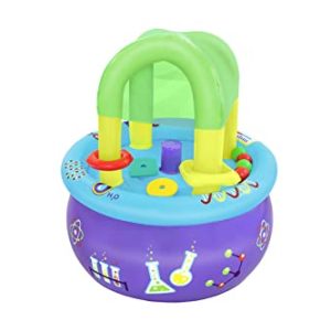 BESTWAY Mesa de Água Inflável Infantil LearnLab 76x76x88 cm Multicolorido