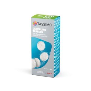 Bosch - Pastilhas de Limpeza e Descalcificação para Cafeteiras TASSIMO, TCZ6004