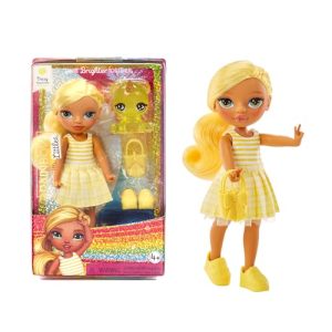 RAINBOW HIGH Littles - Daisy Madison - Boneca de Moda Pequena e Articulada - Boneca Amarela de 14 cm com Bolsa e Urso Mágico de Estimação - Adequada para Crianças e Colecionadores