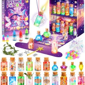Subtail Poções Mágicas Meninas - Kit de Artesanato para Meninas de 6 a 11 Anos - Kit de Poções Mágicas de Fada Fabulous - Jogos de Poções Mágicas Brinquedos - Presente Misterioso para Meninas de 6 a 12 Anos