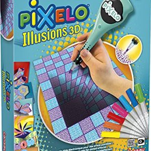 Lansay Pixelo, Efeito 3D, Desenhos e colorir, A partir de 7 anos