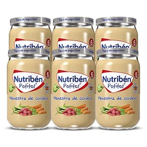 Nutribén Potitos De Menestra De Cordeiro, Desde os 6 Meses, Pack 6 x 235g