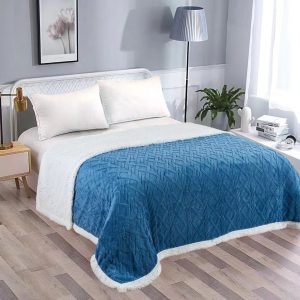 STARLEY - Mantas Polar Inverno de Sherpa Multiuso com Microfibra Extra Macia e Pelinhos, Manta de Franela Reversível, Manta de Pelinho Sherpa, Quente, Extra Macia, para Sofá, Quarto, 3 tamanhos, 130x160cm, 160x220cm e 220x240cm.