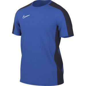 Nike Camiseta de treinamento Academy 23, com Tecnologia Dri-FIT, para Homem, Preto, Azul Marinho e Azul Claro.