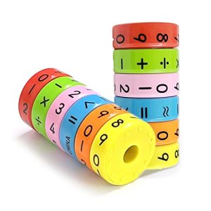 2 brinquedos magnéticos de aprendizado aritmético, brinquedo de inteligência para desenvolver o cérebro, brinquedos educativos de matemática para crianças e meninos.