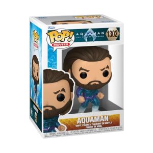 Funko Pop! Movies: DC - Aquaman - Figura de Vinil Colecionável - Ideia de Presente - Merchandising Oficial - Brinquedos para Crianças e Adultos - Fãs de Filmes - Boneco para Colecionadores e Exposição