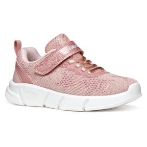 Geox J ARIL Girl B, Tênis, Rosa Claro, 35 EU