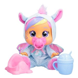 BEBÊS CHORÕES Loving Care Fantasy Jenna | Boneca de Bebê Que Chora Lágrimas de Verdade com Pijama e 3 Acessórios - Brinquedo e Presente para Crianças de 3 Anos ou Mais