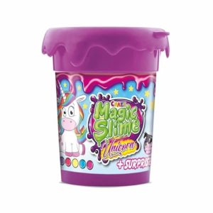 Craze Magic Slime Unicorn, Slime para crianças com surpresa incluída de Unicórnios, 1 de 6 cores aleatórias, 110ml de Slime, Sem resíduos.