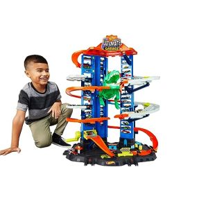 Hot Wheels Ultimate Garage, Garagem e Pista para Carros de Brinquedo (Mattel GJL14)