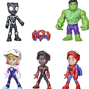 SPIDEY E SEUS AMIGOS MARAVILHOSOS Hasbro Marvel Conjunto múltiplo Herói Oculto - Figuras de 10 cm - A máscara se abre - Idade: 3+, Exclusivo na Amazon.