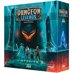 Rebel | Dungeon Legends | Jogo de Tabuleiro | A Partir de 10 Anos | De 1 a 4 Jogadores | 60-90 Minutos por Partida | Espanhol
