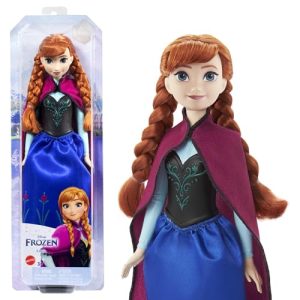 Mattel Disney Frozen 2 Anna viajante Boneca com visual de viagem, brinquedo +3 anos (HLW49)