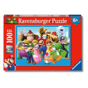Ravensburger - Puzzles XXL Super Mario | Quebra-cabeça 6 Anos ou Mais | Presente para Criança de 6 Anos ou Mais com Mais de 100 Peças | Quebra-cabeça para Crianças de 36 X 49 Cm | Quebra-cabeça Ravensburger